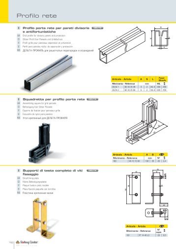 Profilo rete - Rolling Center