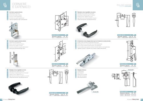 CERNIERE E CATENACCI - Rolling Center