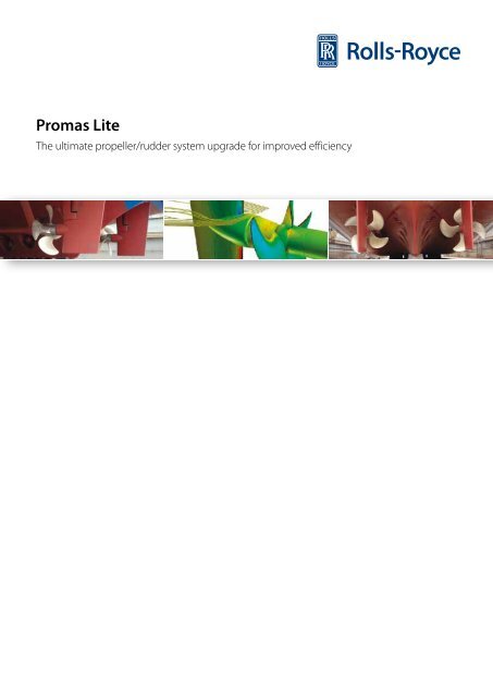 Download the Promas Lite brochure - Rolls-Royce