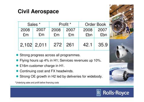 Download the full Results presentation - Rolls-Royce
