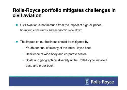 Download the full Results presentation - Rolls-Royce