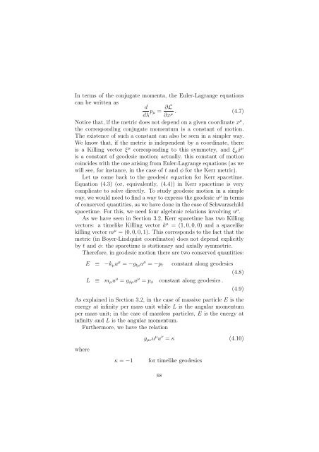Geodesics of the Kerr metric