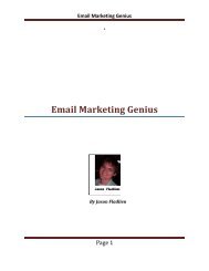 Email Marketing Genius - Free Ebooks Online