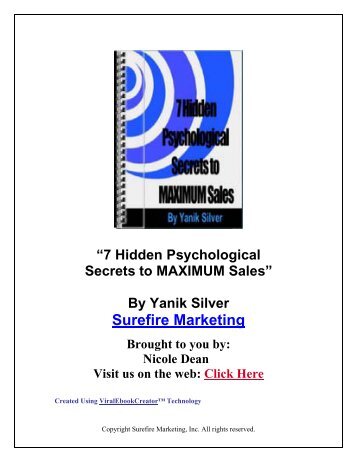 7 Psychological Secrets Report.pdf - Free Ebooks Online