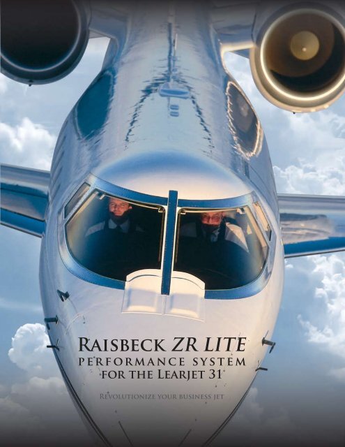 ZR Lite Brochure - Learjet 31 - Banyan Air Service