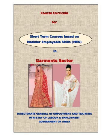 Garments Sector - Directorate General of Employment & Training