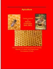Apiculture - Directorate General of Employment & Training