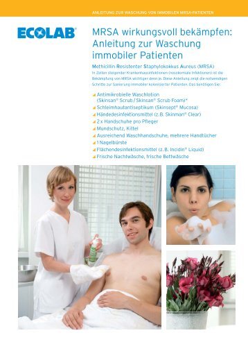 Anleitung Zur Waschung Immobiler Patienten - feedback-online.de
