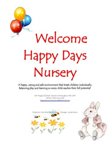 EMBED MSDraw \* mergeformat - Happy Days Nursery School