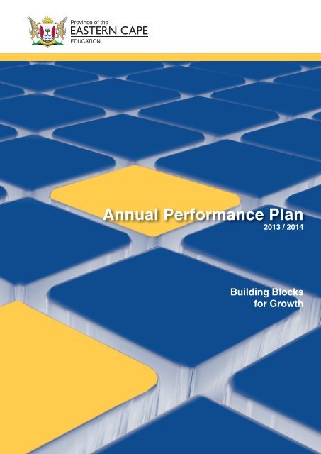 Annual Performance Plan 2013/14 - Department of Education