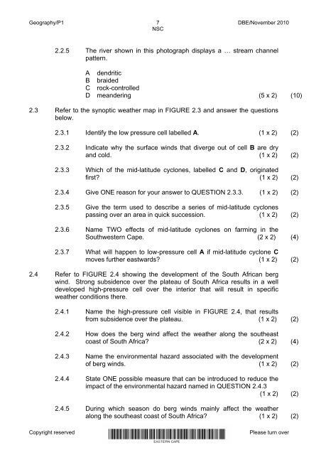 NATIONAL SENIOR CERTIFICATE GRAAD 12 GRADE 12