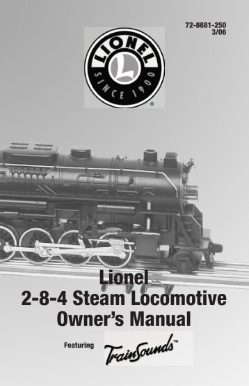 Operating your locomotive - Lionel