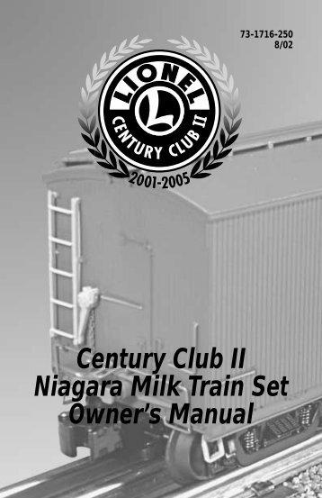 73-1716-250 Milk Train - Lionel