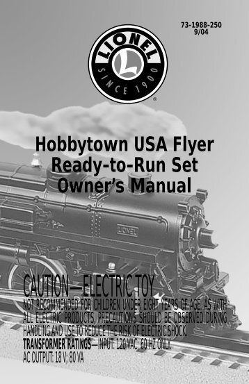 73-1988-250 Hobbytown USA - Lionel