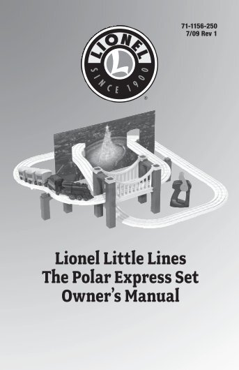 Lionel Little Lines The Polar Express Set Owner's Manual