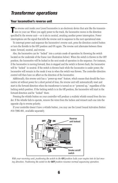 Christmas Hudson Jr. Steam Locomotive Owner's Manual ... - Lionel