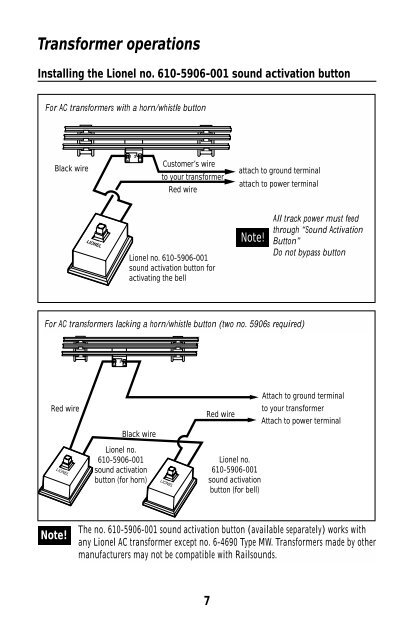 Lionel NW-2 diesel locomotive Owner's Manual