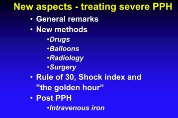 Rule of 30, Shock index and