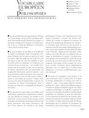 Vocabulaire EuropÃ©en des Philosophies - Wiki Romanian Philosophy