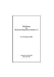 Nr. 20 (Februar 2003) - Deutscher Hispanistenverband