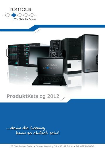 ProduktKatalog 2012 - Rombus