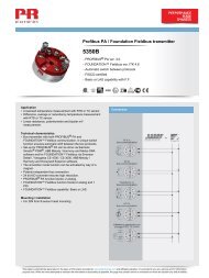 PRetop 5350B PROFIBUS® PA/FOUNDATION ... - Rom Devices