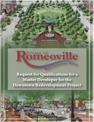 Downtown Master Plan - Village of Romeoville