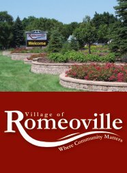 new resident brochure - final draft - Village of Romeoville