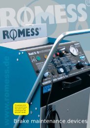 Brake maintenance devices - Romess Rogg