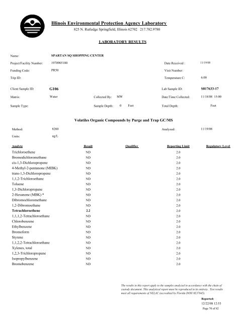 comprehensive site investigation and remediation objectives report