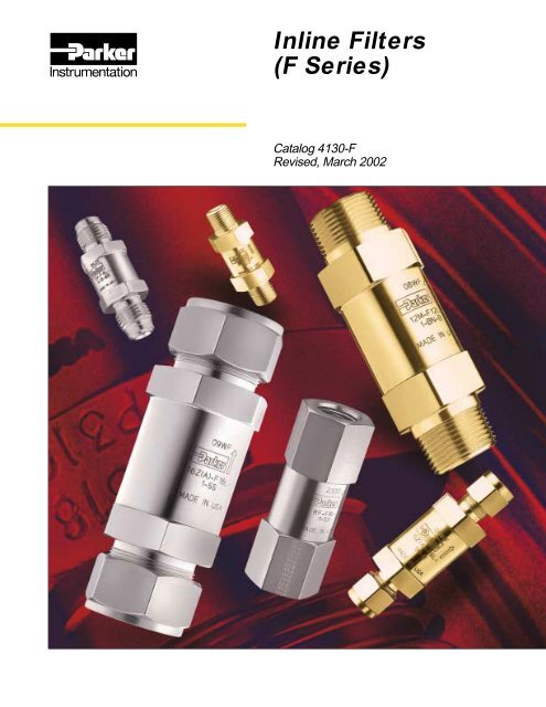 1//2 NPT Female 10 Micron Parker F Series Stainless Steel 316 Instrumentation Filter Inline