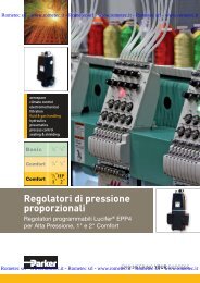 Regolatori di pressione proporzionali - Rometec srl