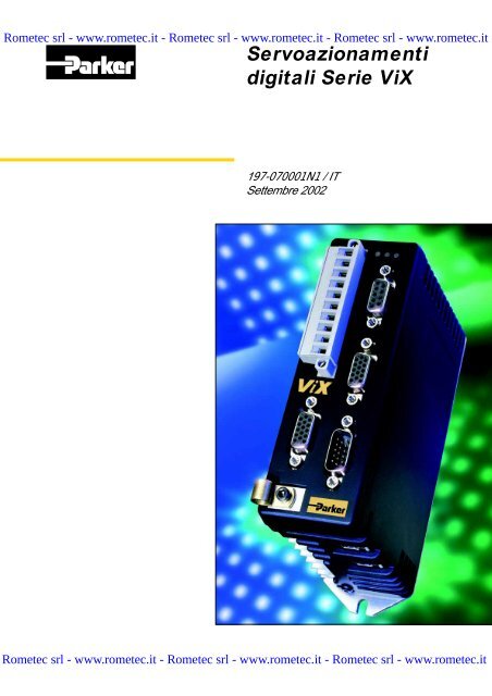 Servoazionamenti digitali Serie Vix - Rometec srl