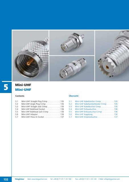 Product Catalogue Coaxial Connectors Produktkatalog ... - Romkatel