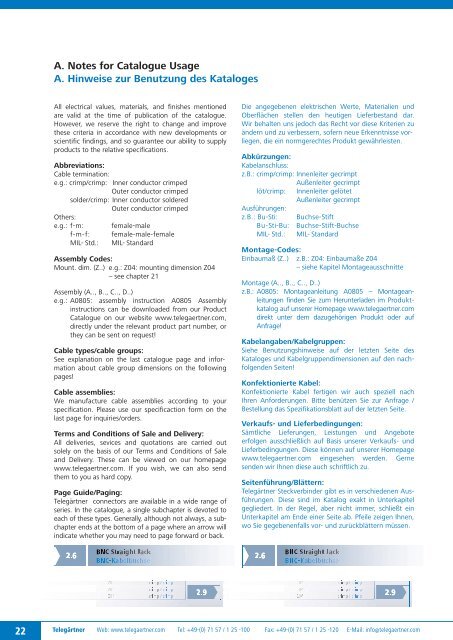 Product Catalogue Coaxial Connectors Produktkatalog ... - Romkatel