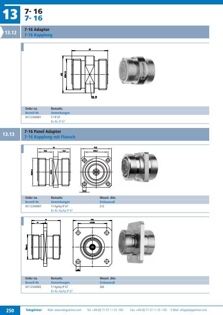 Product Catalogue Coaxial Connectors Produktkatalog ... - Romkatel