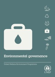 Environmental governance - UNEP