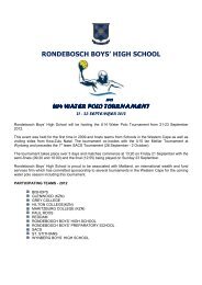 to view Water Polo - U14 tournament 2012.pdf - Rondebosch Boys