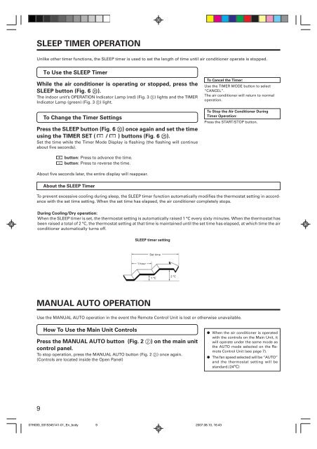 OPERATING MANUAL R410A - Fujitsu General