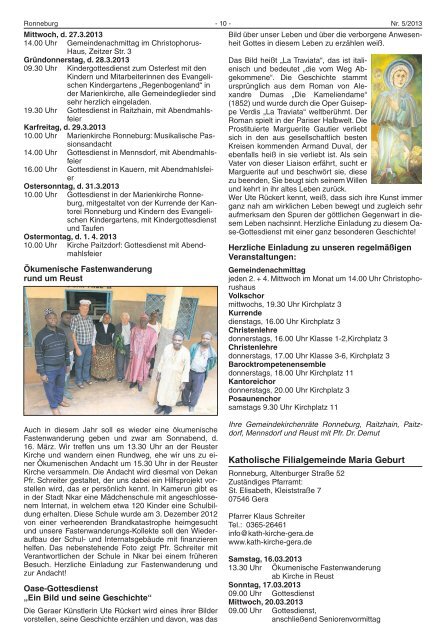 Ronneburger Anzeiger 05/2013 - der Stadt Ronneburg / Thüringen