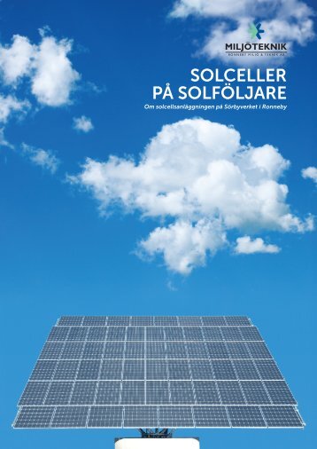 Solceller pÃ¥ SolfÃ¶ljare - Ronneby kommun