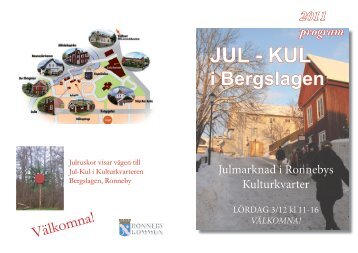 JUL - KUL i Bergslagen - Ronneby kommun