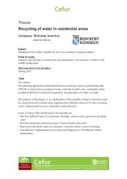 Thesis Recycling of water in residential areas - Ronneby kommun