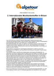 2. Internationales Musikantentreffen in Brixen