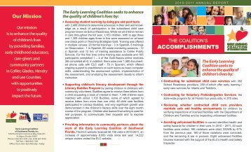 Annual Report - Early Learning Coalition of Southwest Florida