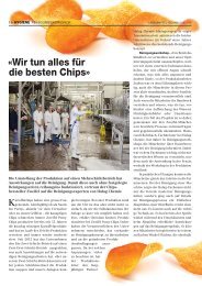 «Wir tun alles für die besten Chips» - Halag Chemie AG