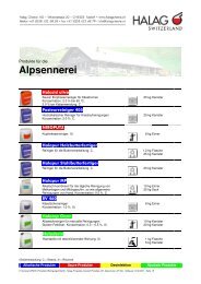Alpsennerei - Halag Chemie AG