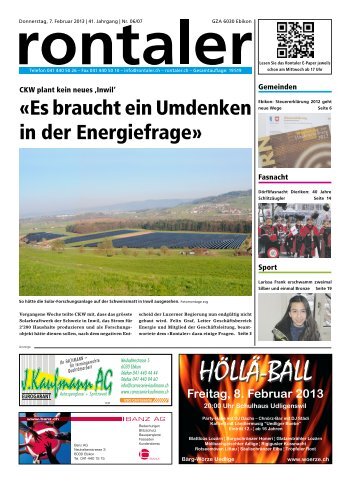 2013-06 - Regionalzeitung Rontaler AG