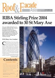 RIBA Stirling Prize 2004 awarded to 30 St Mary Axe - Roof & Facade
