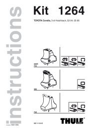 Fitting Instructions - Roofracks.co.uk